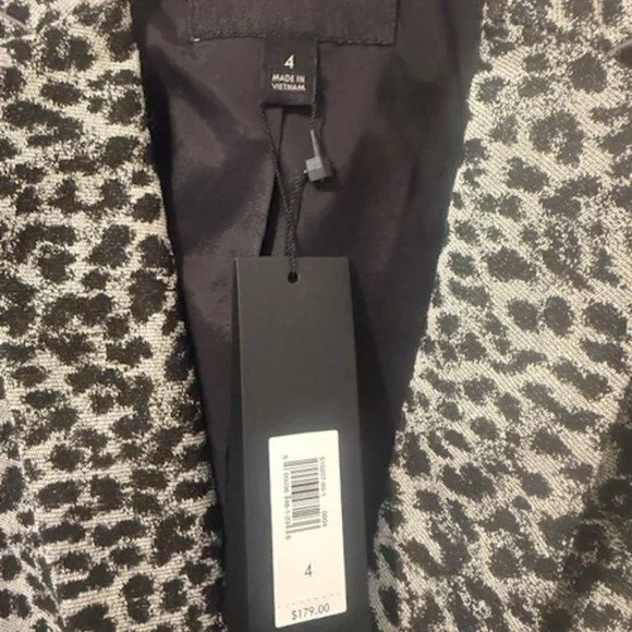 NEW Banana Republic Size 4 Long & Lean Leopard Print Tailored Blazer - Picture 3 of 4